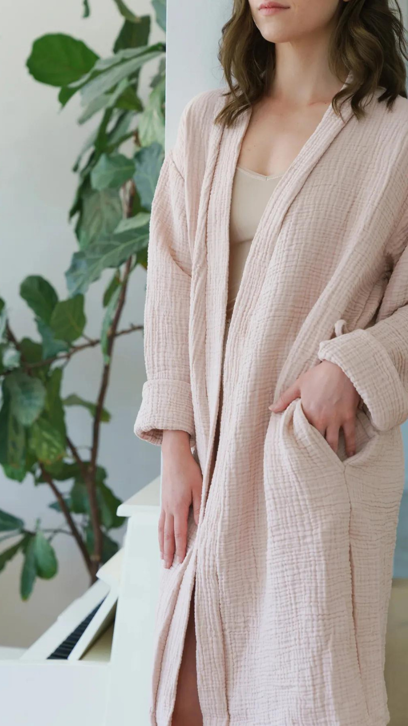 4 Layer Muslin Robe