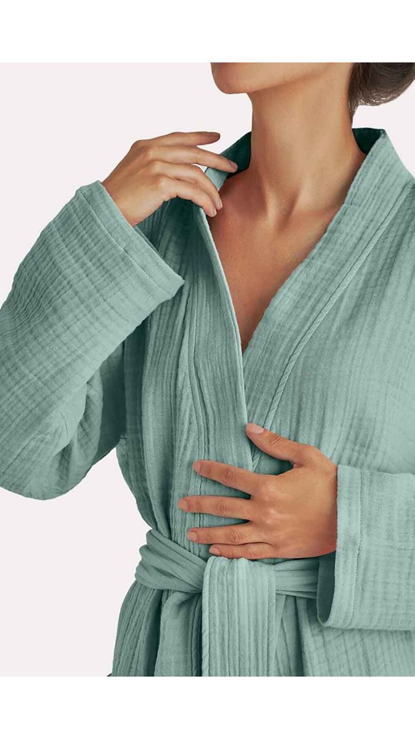 4 Layer Muslin Robe