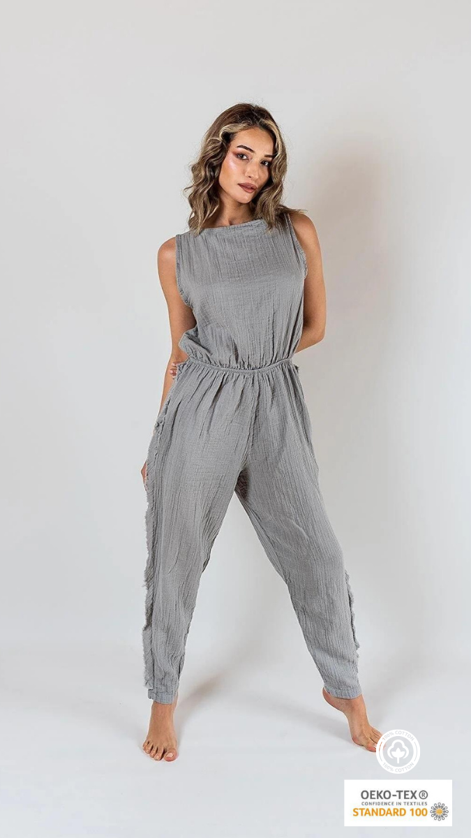 Elegant Muse Backless Jumpsuit