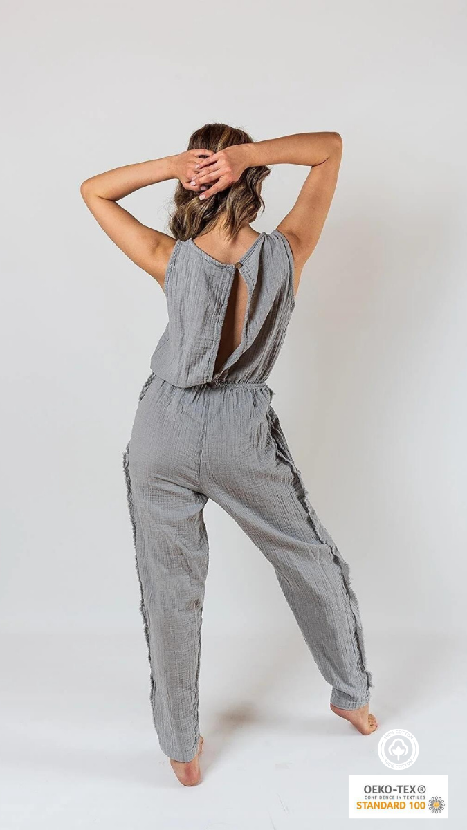 Elegant Muse Backless Jumpsuit
