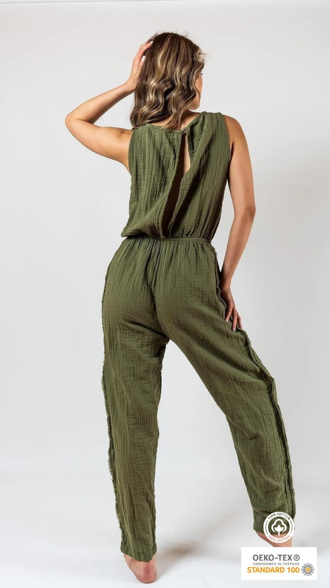Elegant Muse Backless Jumpsuit