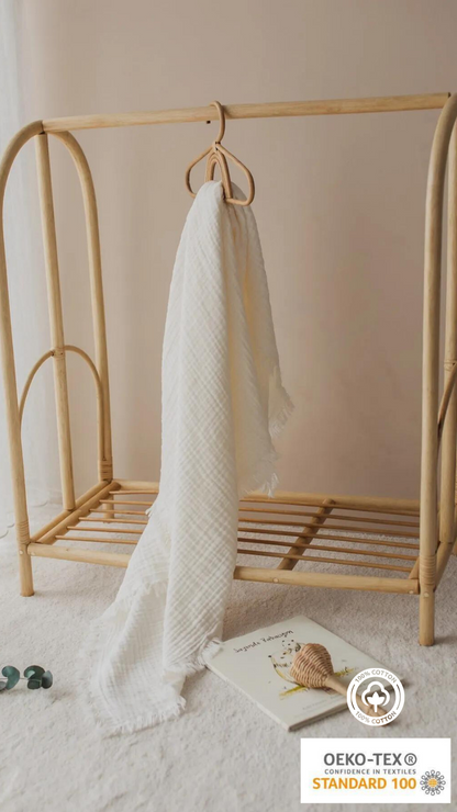 4-Layer Organic Muslin Cotton Gauze Blanket