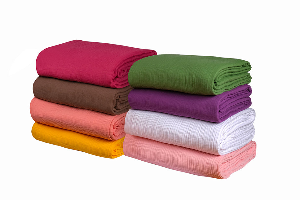 4 Layer Muslin Fabric Wholesale Supplier from Turkey - GOTS Certified –  themazi